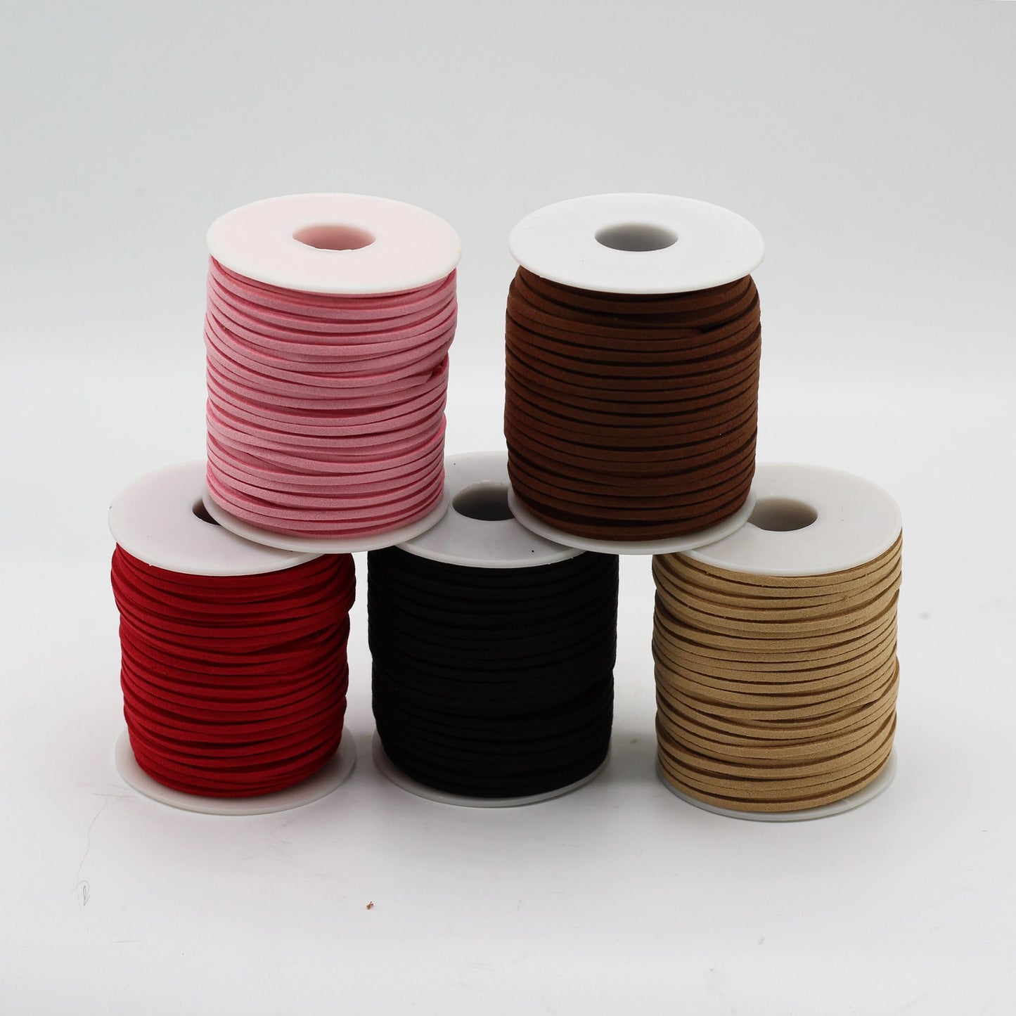 Bulk Roll Pendant Cord - 2.5mm x 45m - Dark Brown A010