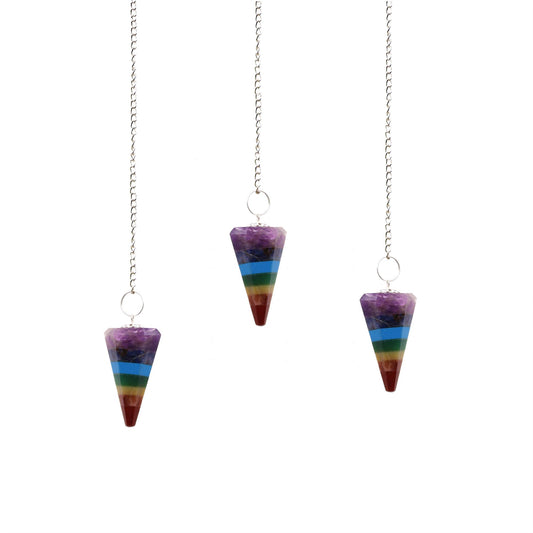 Chakra Style 7 Slice Pendulums