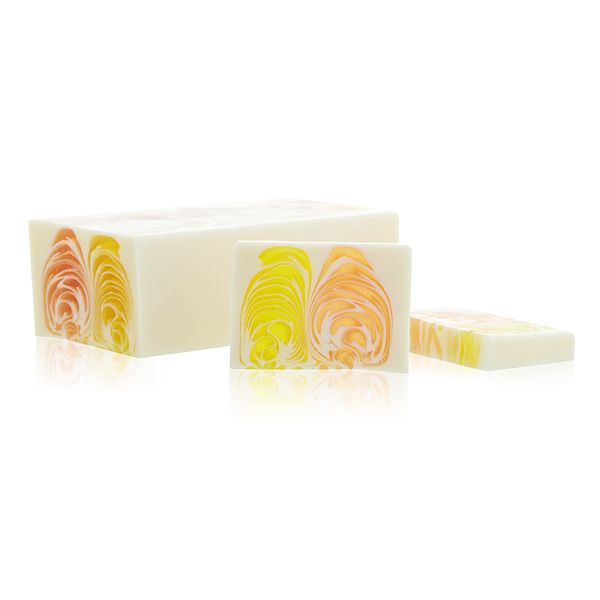 Handcrafted Soap Slice 100g - Orange & Ginger