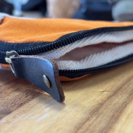 Canvas Tablet Pouch - Orange