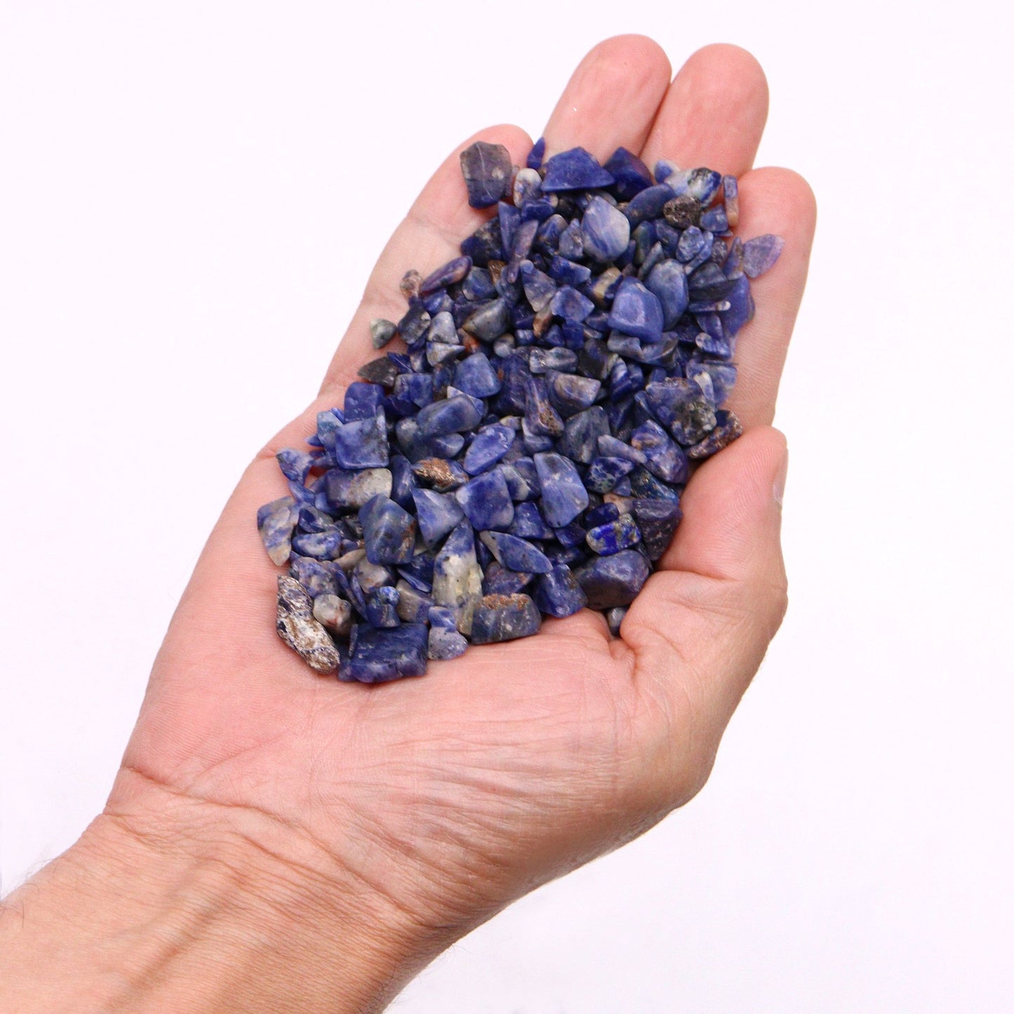 Sodalite Chips Gemstone Chips Bulk - 1KG