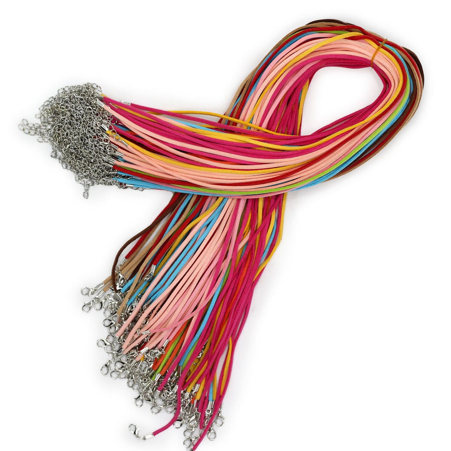 Faux Leather Pendant Cord - 2.5mm x 55cm - Assorted (10 colours)