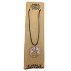 Tree of Life Pendant - Rose Quartz