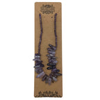 Longstone Gem Necklace - Amethyst