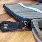 Canvas Tablet Pouch - Olive