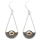 Silver & Gold Earring - Luna Balance