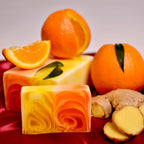 Handcrafted  Soap Loaf  1.2kg  - Orange & Ginger