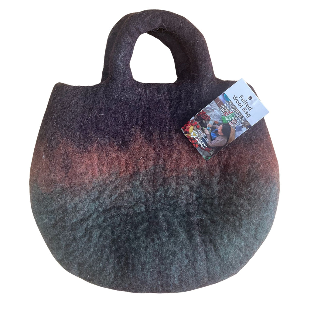 Fairy Garden Felted Bag