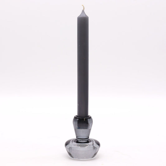 Mushroom Flip Dinner Candle / Tealight Holder - Midnight Grey