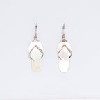Shell & Silver Earrings - Flip-flops- MOP