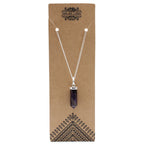 Gemstone Classic Point Pendant - Amethyst