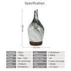Aroma Atomiser - Glass Abstract Grey UK Plug
