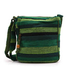 Lrg Nepal Sling Bag (Adjustable Strap) - Forest Green