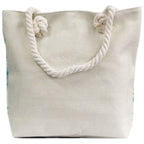 Rope Handle Bag - Tropical Greens