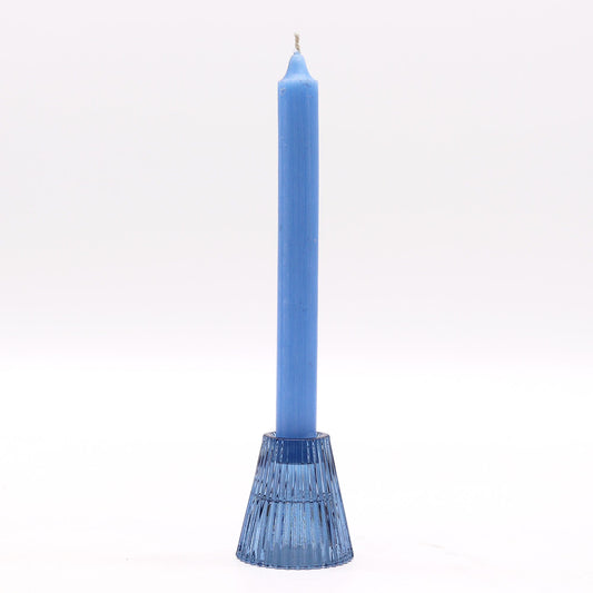 Flip Dinner Candle / Tealight Holder - Royal Blue