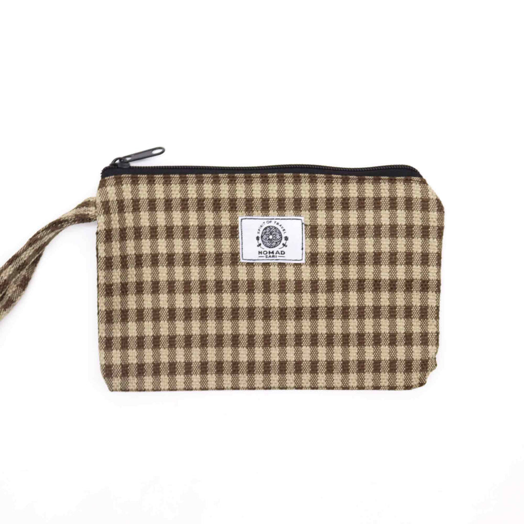Soft & Natural Handy Gift Pouches & Loop - (assorted materials) -20x13cm