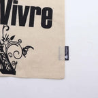 Iconic Basic Tote Bag - Joie de Vivre - Natural 4oz