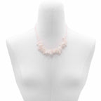 Longstone Gem Necklace - Rose Quartz