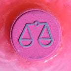 Set of Zodiac Bath Fizzers with Horoscope - Libra