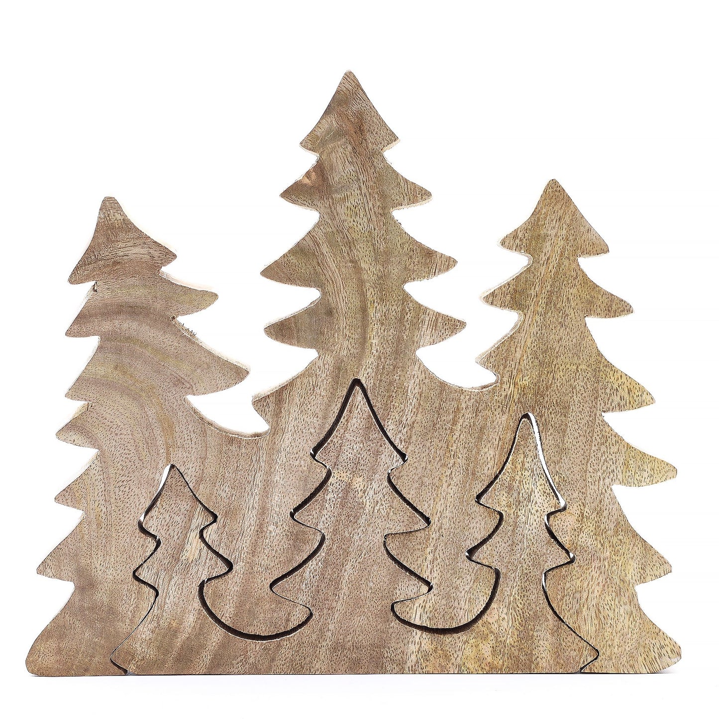Lost in the Forrest - Three Trees 3D Wooden Decoration - 20x23cm
