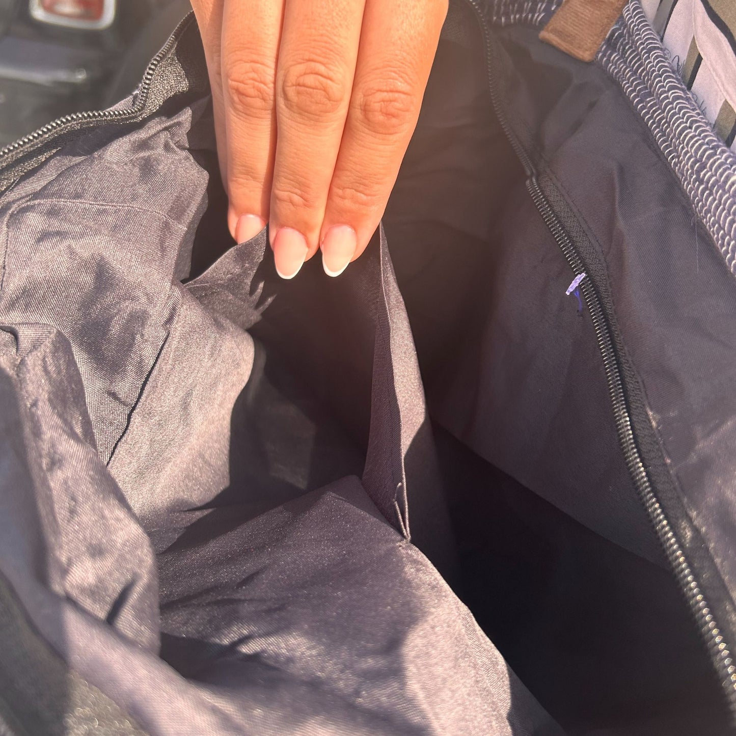 Recycled Big Rug Bag - Shades of Dusk