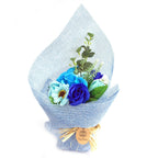 Blue Standing Soap Flower Bouquet - Special