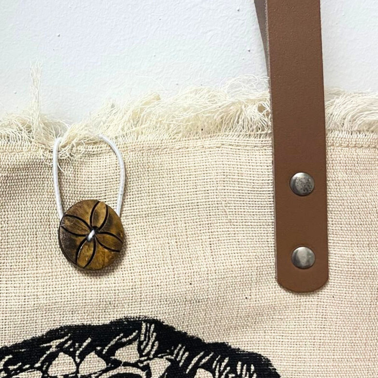 Natural Tote Bag Leather Handle - Inspiration